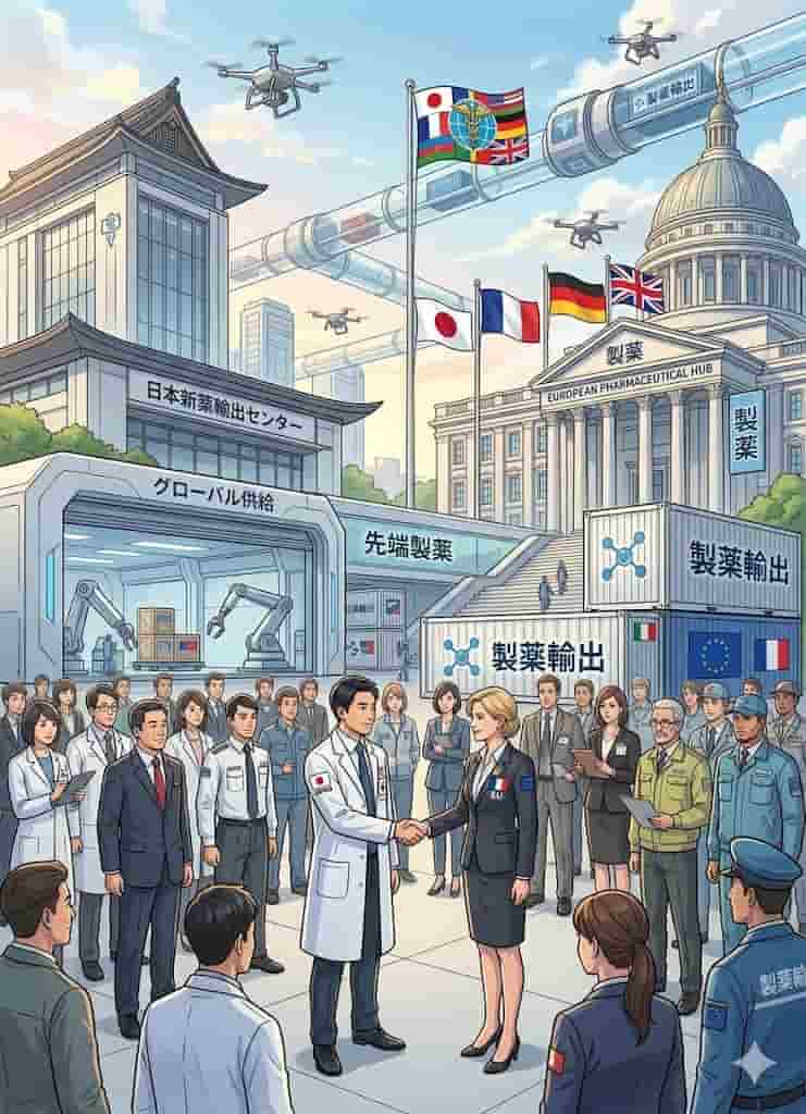 「日本・欧州などの製薬輸出拠点」